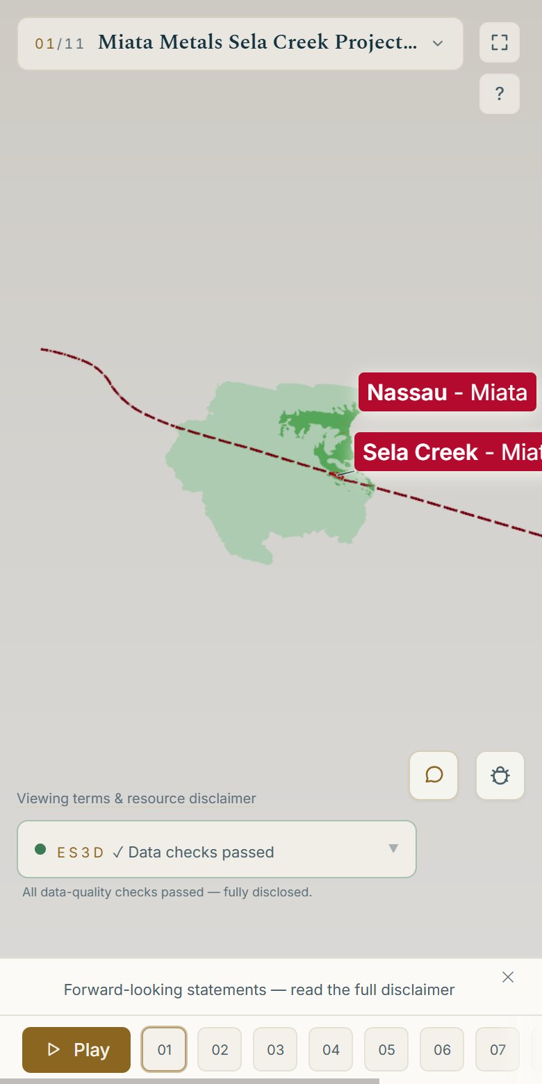 The regional Suriname scene on a phone.